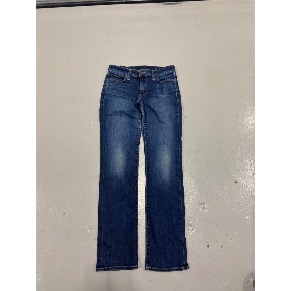 Lucky Brand Sweet N Straight Ankle Jeans Womens 4/27‎ Dark Wash Blue Denim 28x28